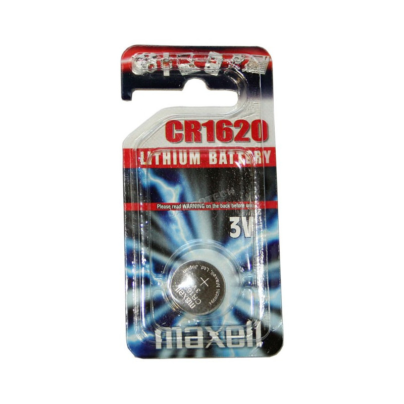 Pile Bouton CR1620 Standard - MAXELL - Lithium - 3V