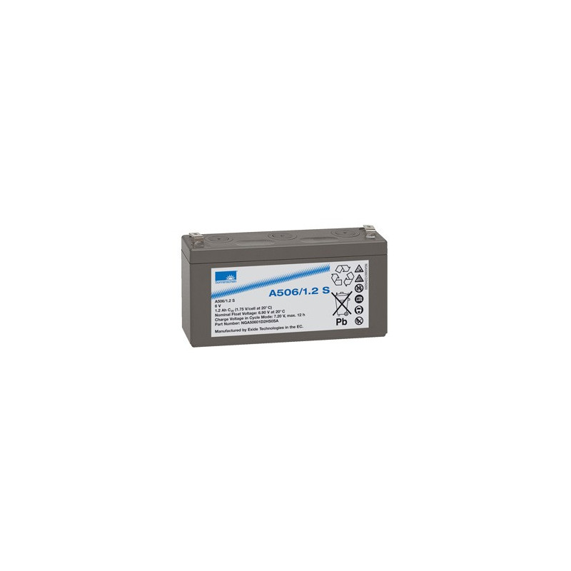 EXIDE Sonnenschein 6V - 1,2Ah - Dryfit A500 - Bac VO - A506/1.2S