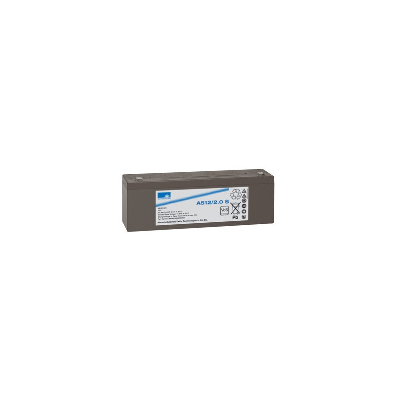 EXIDE Sonnenschein 12V - 2Ah - Dryfit A500 - Bac VO - A512/2S