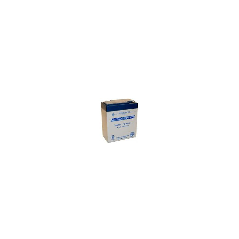 MULTIPOWER 6V - 9.0Ah  - AGM - Compatible Powersonic PS682
