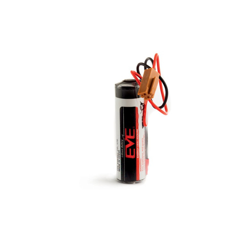 Pile lihium ER14500 - AA - 3.6V - 2600mah + connecteur