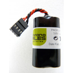 Pack piles LS14500 - AA - Lithium - 3.6V - 2300mAh + Connecteur