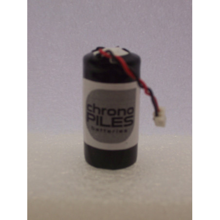 Pile lithium CR123 + connecteur SAPPEL - 3V