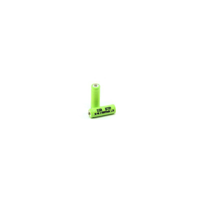 Blister 2 piles 2/3 AAA - NiMh - 1.2V - 400mAh - Sagem D26T - D26V - Téléphonie