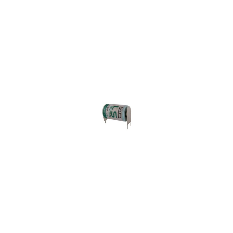 Pile SAFT LS14250 Lithium - 1/2AA - 3PH (1+/2- ou 2+/1-) - 3,6V - 1.2Ah