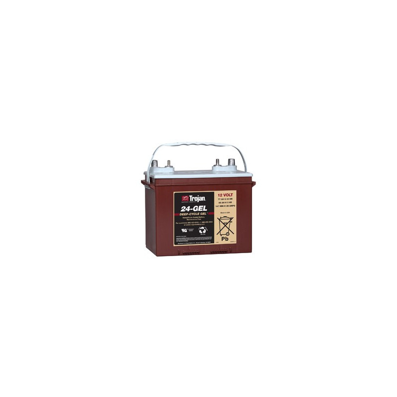 Batterie 24TMX TROJAN - DEEP CYCLE - GEL - 12V - 77Ah