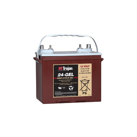 Batterie 24TMX TROJAN - DEEP CYCLE - GEL - 12V - 77Ah