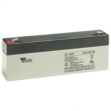 Batterie YUASA / YUCEL 12V - 2.1Ah - Y2.1-12FR - AGM - Pilesminute.com