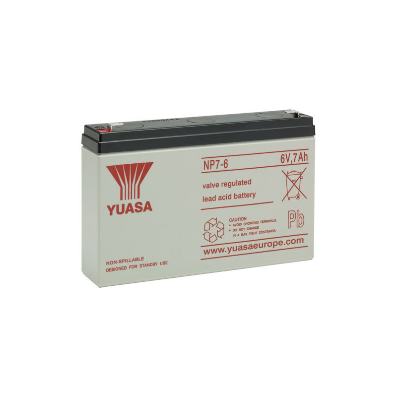 YUASA 6V - 7.0Ah - NP7-6 - AGM