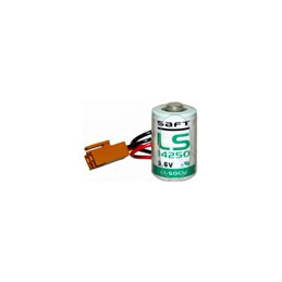 Pile LS14250 - Lithium - 1/2AA - 3,6V - 1200mAh + Connecteur