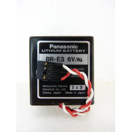 Pile PANASONIC BRE3 - Lithium - 6V - 1200Ah + connecteur
