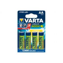 Blister 4 Piles VARTA HR6 - AA - NiMh - 1.2V - 2100mAh