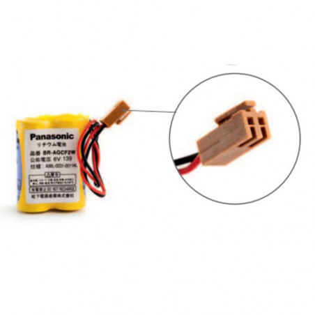 Pile Lithium Panasonic BRA 6V 1800mAhconnecteur marron A98L-0031-0011