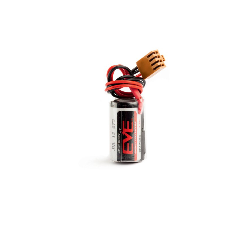 Chrono pile lithium ER17335 3.6V 2100mAh + Connecteur