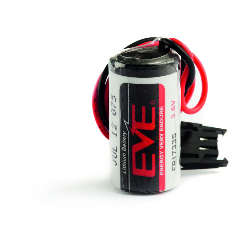 Pile ER17335 / ER17330 - Lithium - 3.6V - 2100mAh + Connecteur FANUC