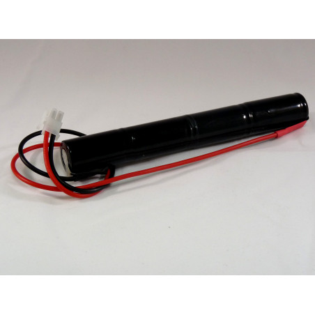 Batterie BAES 4.8V 1.5AH SC T3 BATON + Connecteur pour OVA, S-EVAC, LUXA