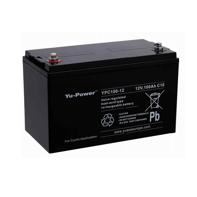YUASA 12V - 100Ah - YPC100-12 Cyclage
