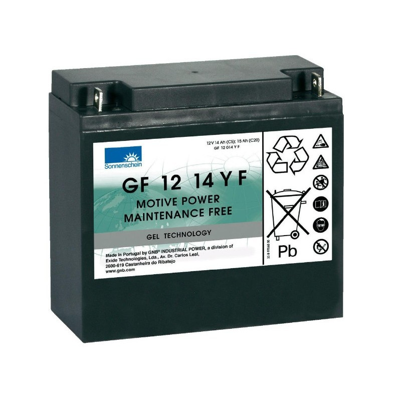 EXIDE Sonnenschein 12V - 14,0Ah - Dryfit A500C - G5 - GF12014YF EXIDE Sonnenschein 12V - 14,0Ah - Dryfit A500C - G5 - GF12014YF