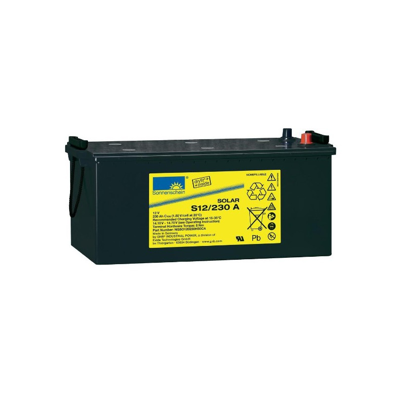 EXIDE SOLAR - S12/230A - 12V - 230Ah