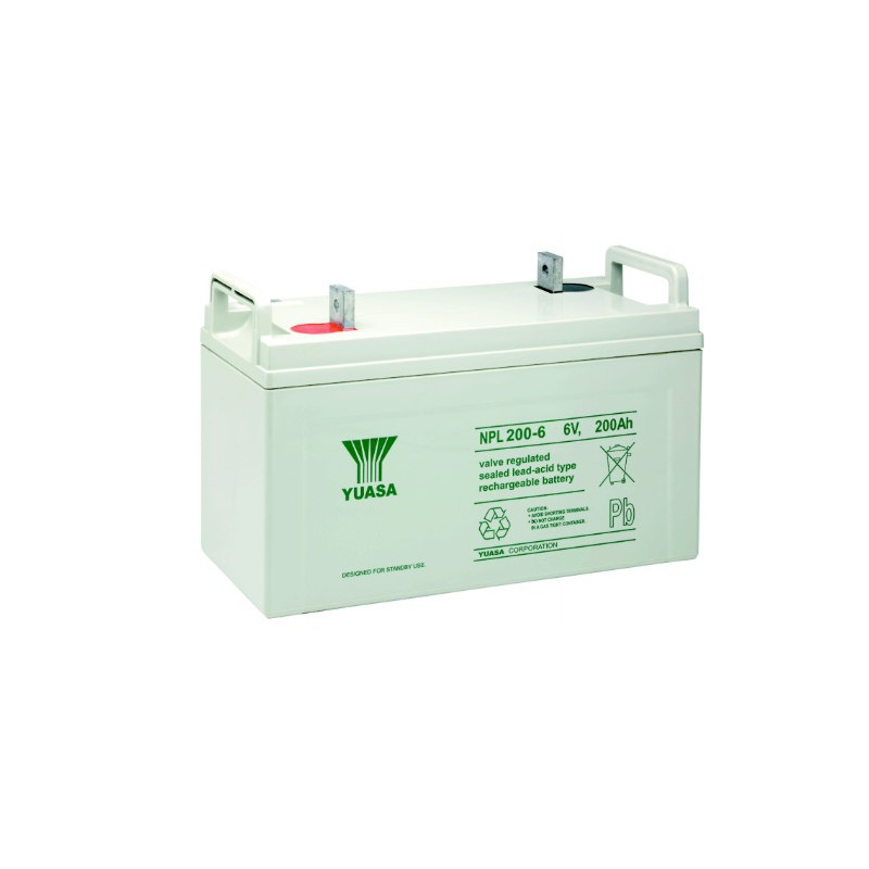 YUASA Batterie plomb - AGM - NPL200-6 - 6V, 200Ah YUASA Batterie plomb - AGM - NPL200-6 - 6V, 200Ah