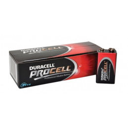 PROCELL/DURACELL 6LR61 - 9V Professionnel - Boite de 10