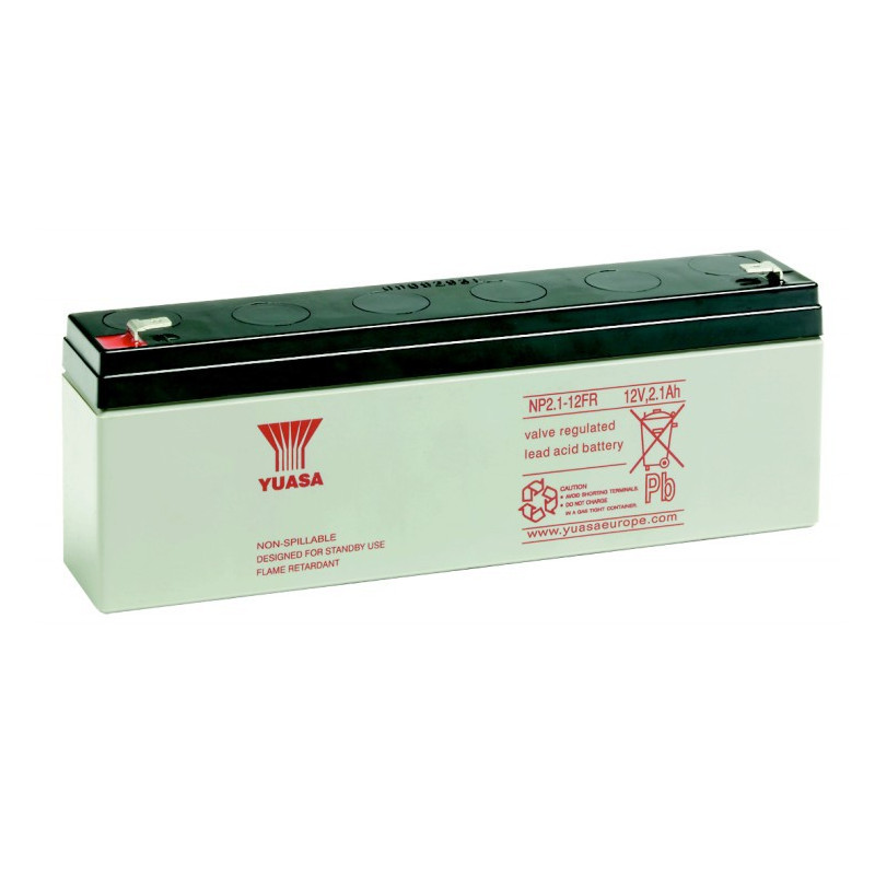 YUASA 12V - 2.1Ah - NP2.1-12 - AGM YUASA 12V - 2.1Ah - NP2.1-12 - AGM