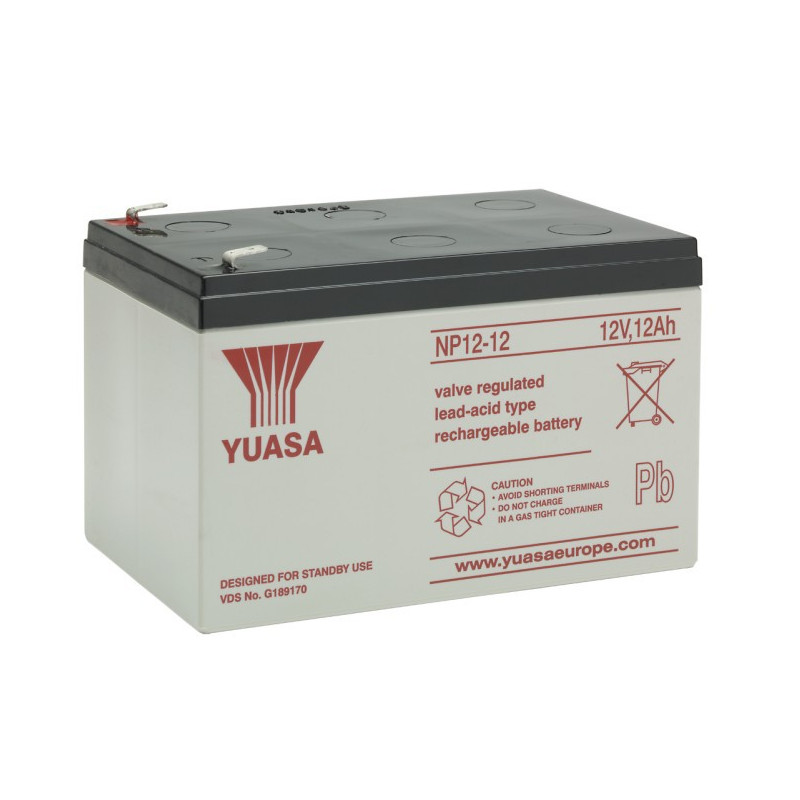 YUASA 12V - 12Ah - NP12-12 - AGM