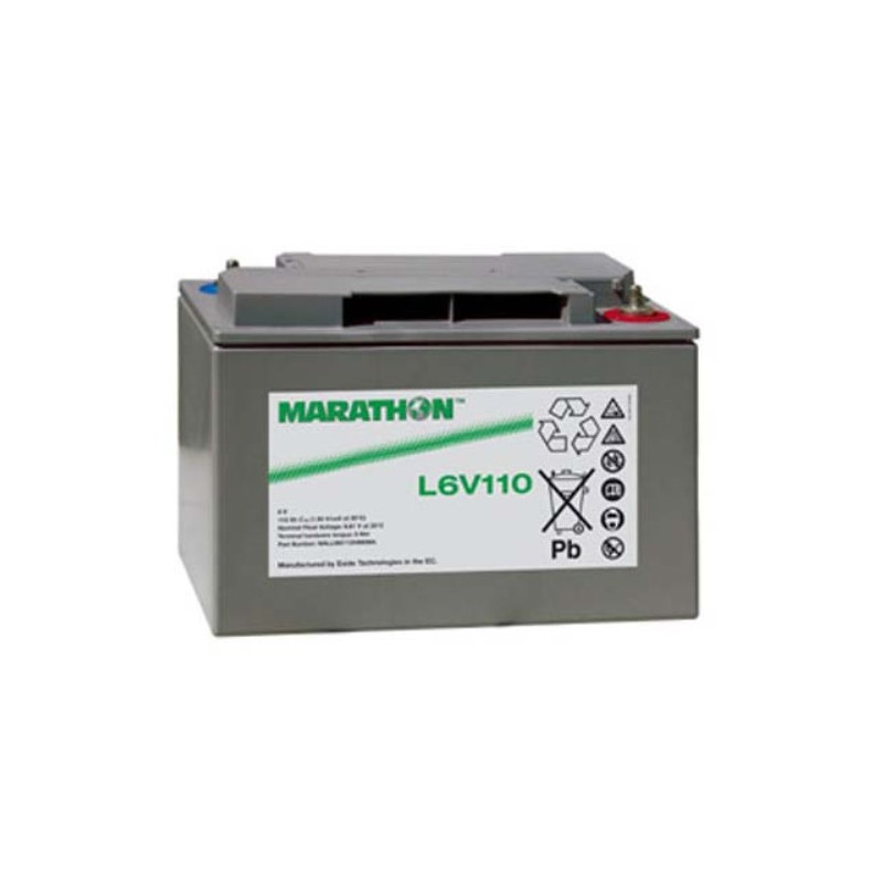 EXIDE Marathon 6V - 112 Ah - Long Life - L6V110 EXIDE Marathon 6V - 112 Ah - Long Life - L6V110