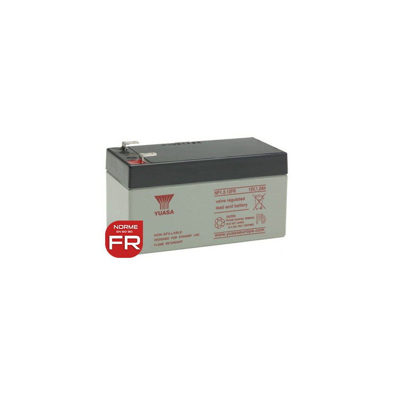 YUASA 12V - 1.2Ah - NP1.2-12FR - AGM