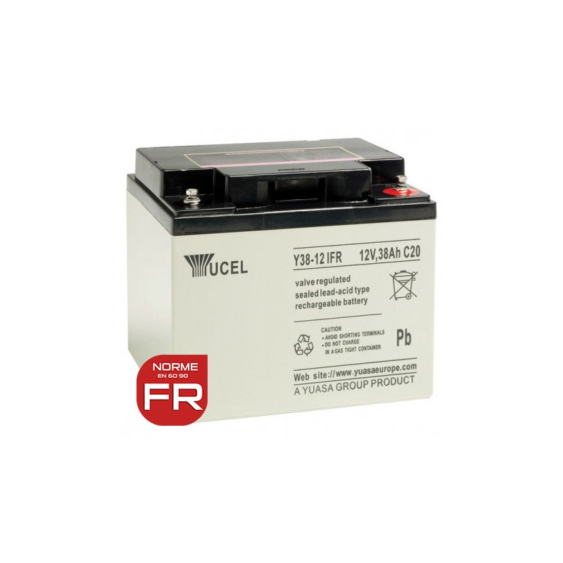 YUASA / YUCEL 12V - 38.0Ah  - Y38-12FR - AGM