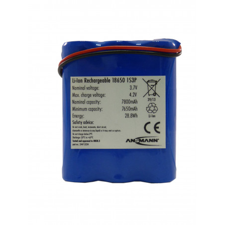 ANSMANN 1S3P - 3.7V - 7800mAh