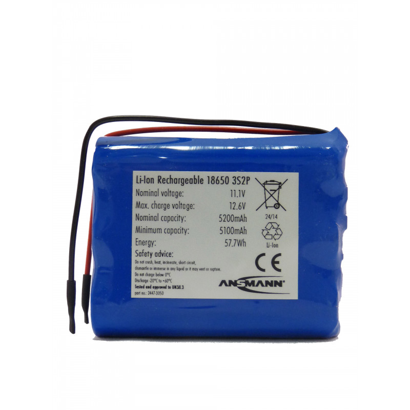 ANSMANN 3S2P -11.1V - 5200mAh