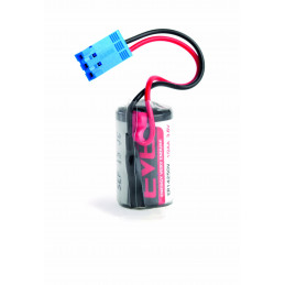 CHRONO Pile lithium ER14250 - 3.6V + 1200mAh + Connecteur 