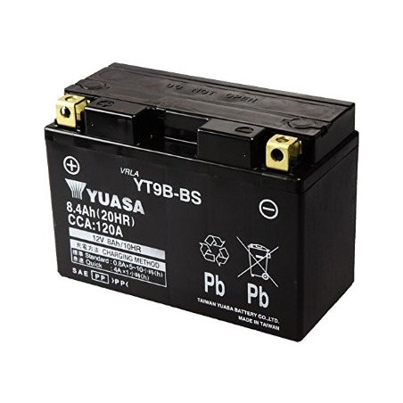 YUASA Batterie de Moto YT9B-BS 