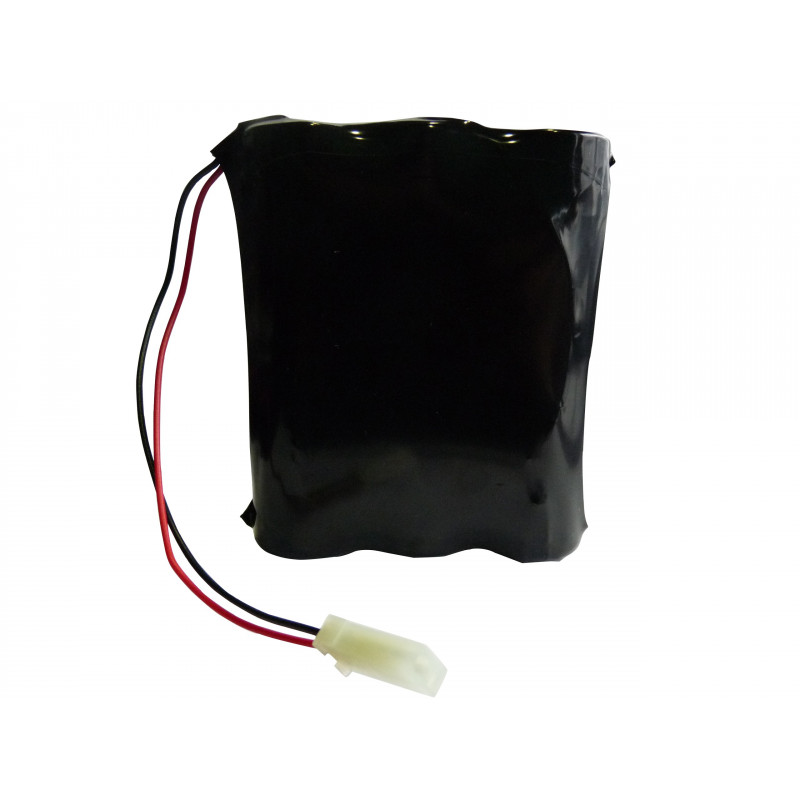 CHRONO Pile Batterie Alarme Compatible SILENTRON - 6LR20 Alcaline - 9V - 18Ah + Connecteur