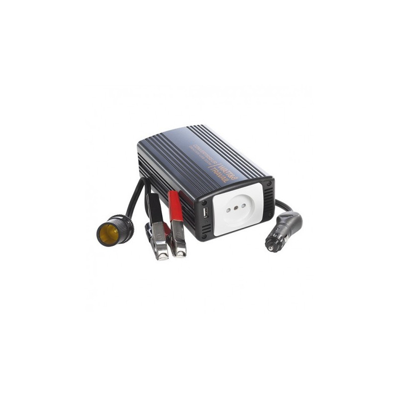 Chargeur convertisseur voiture 24v 220V 300W + sortie USB