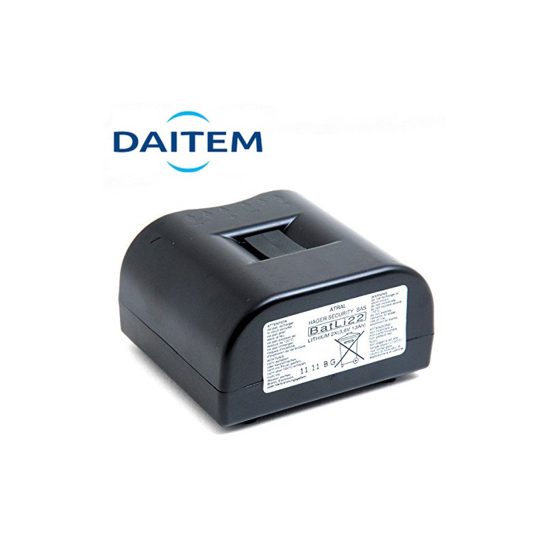 Pile Lithium ORIGINALE DAITEM BATLI22 3.6V - 13Ah