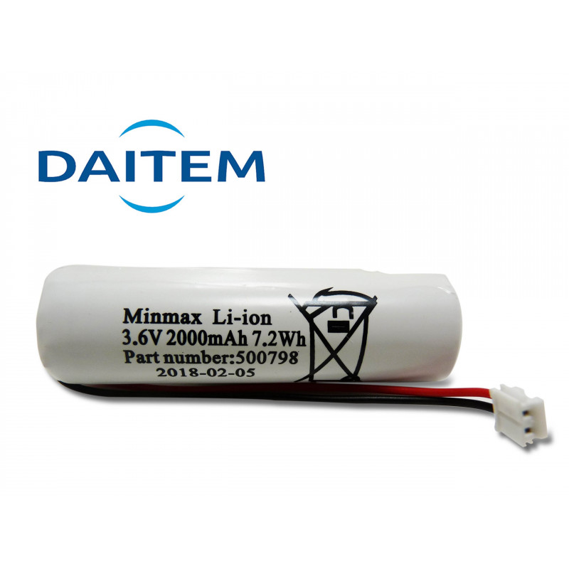 Pile Lithium DAITEM d'origine 951-21X - 3.6V - 2Ah