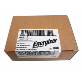 Boite 120 piles LR03 Energizer Industrial - AA - UM4.