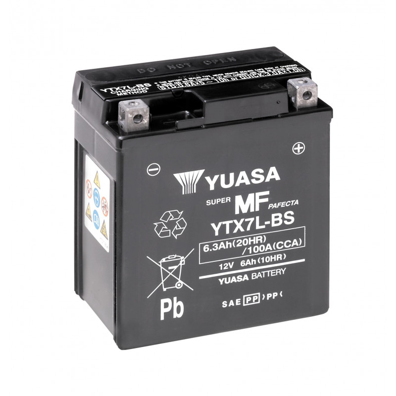 YUASA Batterie Moto 12V – 6Ah - YTX7LBS