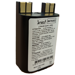 Pile Batterie Alarme BATXU02 - 2 x (3V - 2.4Ah) - Compatible RXU02X DAITEM/LOGISTY