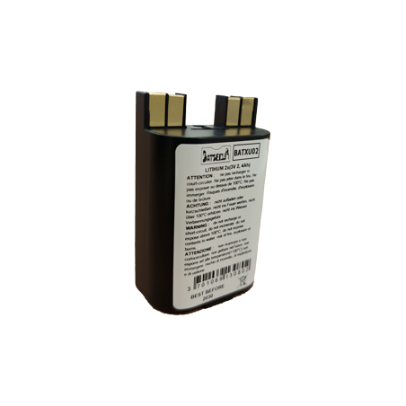 Pile Batterie Alarme BATXU02 - 2 x (3V - 2.4Ah) - Compatible RXU02X DAITEM/LOGISTY