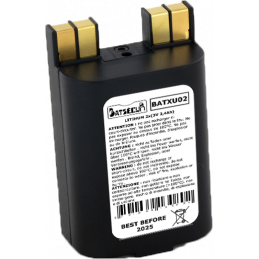 Pile Batterie Alarme BATXU02 - 2 x (3V - 2.4Ah) - Compatible RXU02X DAITEM/LOGISTY