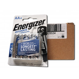 ENERGIZER L91 - Format LR6 - AA Ultimate Lithium - Blister de 4 piles