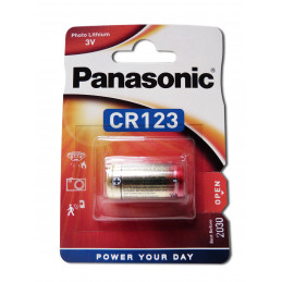PANASONIC CR123 Power photo - CR123A - CR17345 - CR2/38L