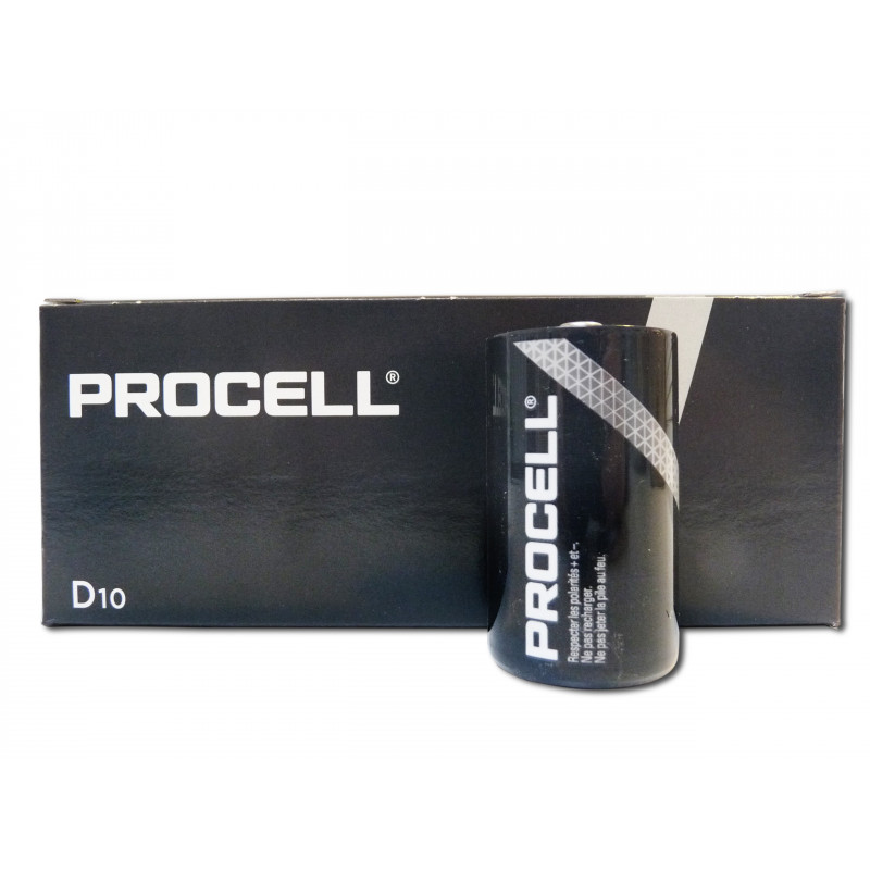 INDUSTRIAL/DURACELL LR20 - D Professionnel - Boite de 10