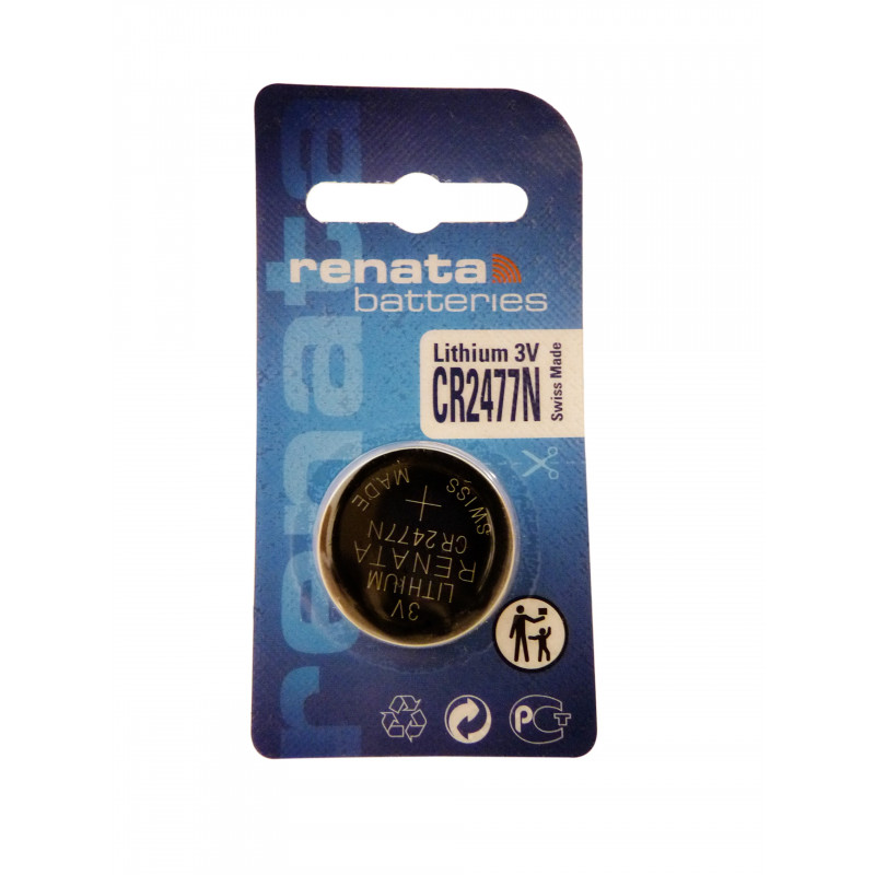 Pile Bouton CR2477N Standard - RENATA - Lithium - 3V