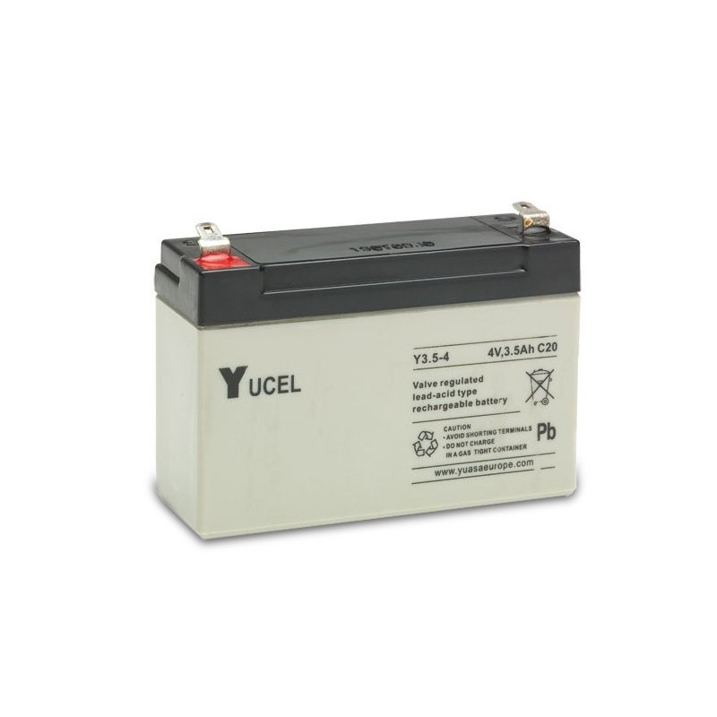 YUASA / YUCEL 4V - 3.5Ah - Y3.5-4 YUASA / YUCEL 4V - 3.5Ah - Y3.5-4