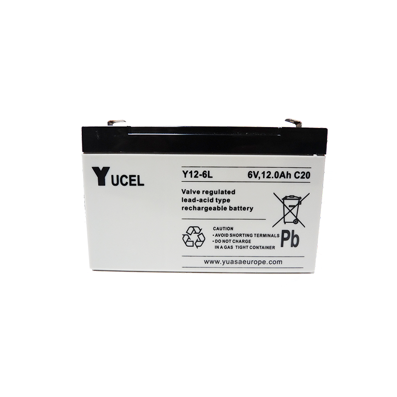 YUASA / YUCEL Batterie plomb - AGM - Y12-6L - 6V, 12Ah YUASA / YUCEL Batterie plomb - AGM - Y12-6L - 6V, 12Ah