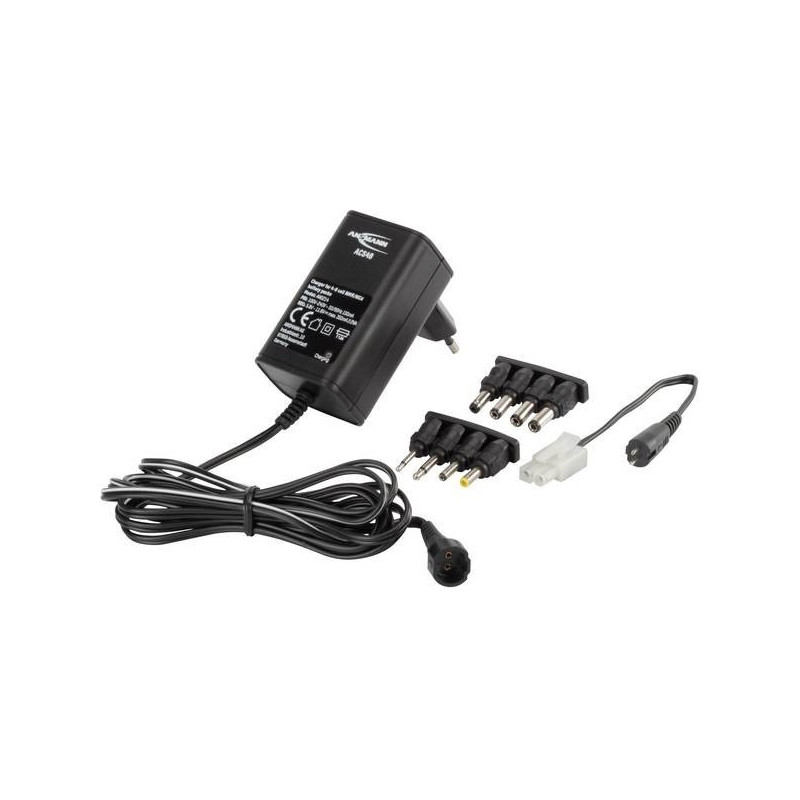 Chargeur universel ACS 48 - Ansmann - NiMh/NiCd - 4 à 8 cellules - 4.8 - 9.6V